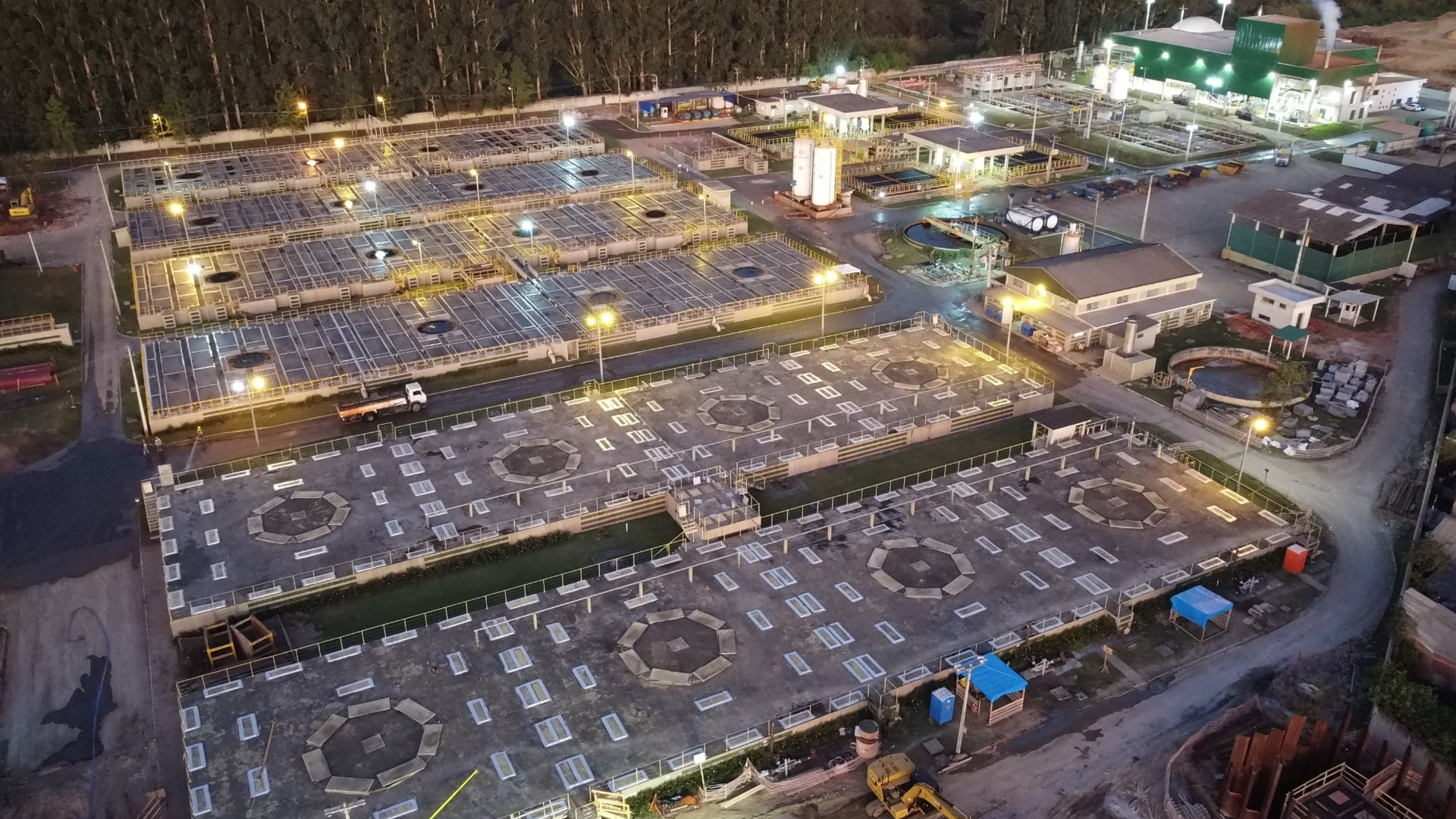 Registro fotográfico da obra: ETE Atuba Sul