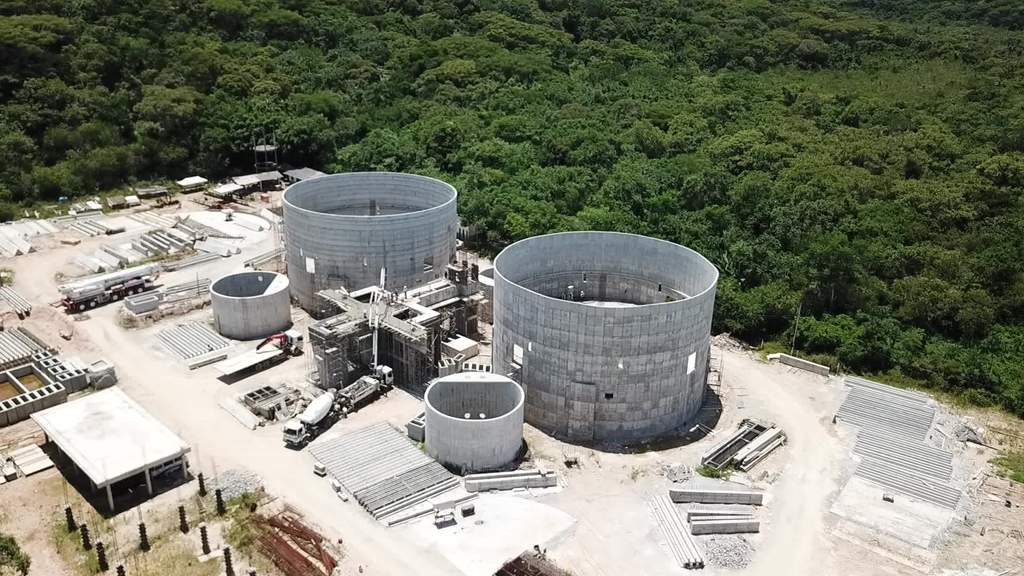 Registro fotográfico da obra: ETE Campeche