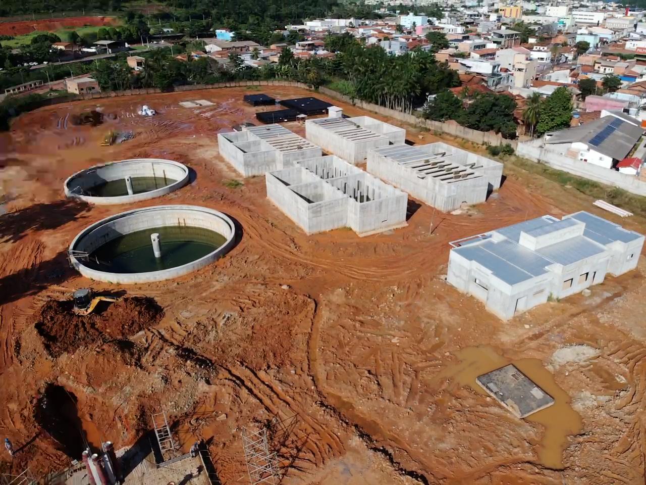 Registro fotográfico da obra: ETE Rio Verde