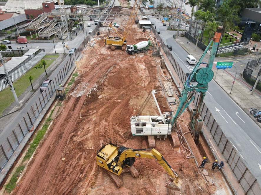 Registro fotográfico da obra: ICC Trincheira