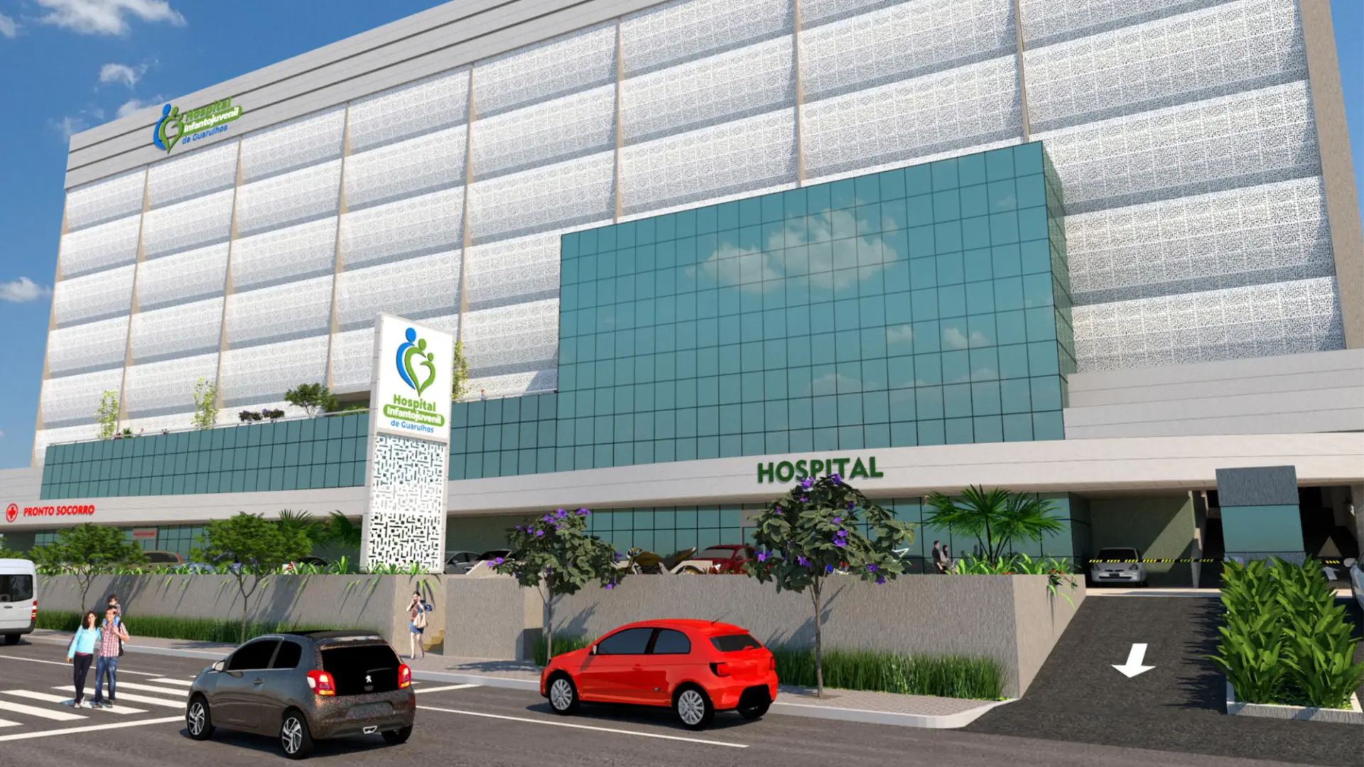 Registro fotográfico da obra: PPP Hospital Infanto Juvenil de Guarulhos